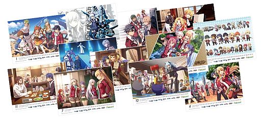 画像ギャラリー No.001のサムネイル画像 / 日本ファルコムの対象タイトル購入者に「軌跡シリーズ」の卓上カレンダーを12月10日から先着でプレゼント