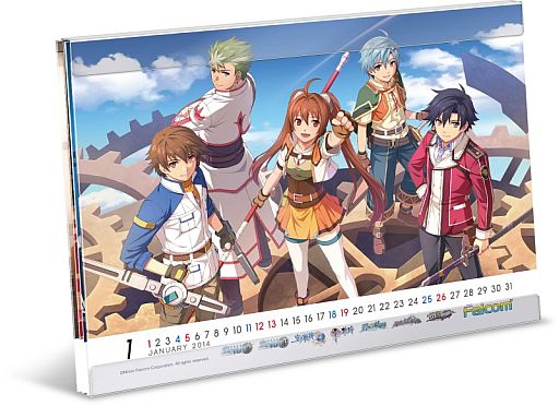 画像ギャラリー No.002のサムネイル画像 / 日本ファルコムの対象タイトル購入者に「軌跡シリーズ」の卓上カレンダーを12月10日から先着でプレゼント