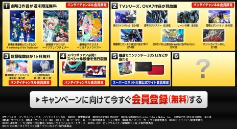 画像ギャラリー No.001のサムネイル画像 / 「スーパーロボット大戦UX」，バンダイチャンネルと連動した発売記念キャンペーンが2月5日から開催に。参戦作品のTVシリーズやOVAが見放題