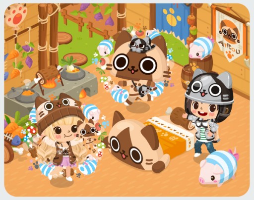 画像ギャラリー No.003のサムネイル画像 / 「LINE PLAY」公式アバターに「アイルー」が登場。限定アイテムを手に入れよう