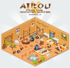 画像ギャラリー No.004のサムネイル画像 / 「LINE PLAY」公式アバターに「アイルー」が登場。限定アイテムを手に入れよう