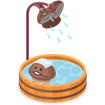 画像ギャラリー No.004のサムネイル画像 / LINE プレイ「つりとも」に「なめこ」が登場。イベントが本日開催