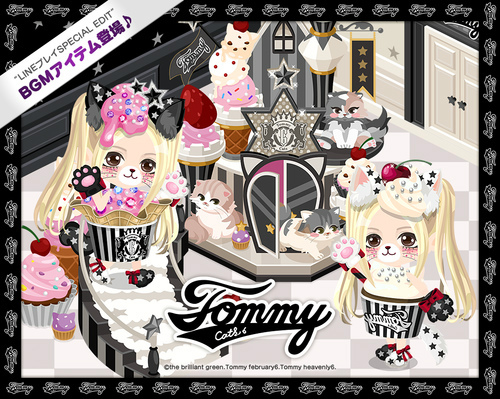 画像ギャラリー No.001のサムネイル画像 / LINE プレイにTommyガチャ第2弾「Tommy Cats6」が登場