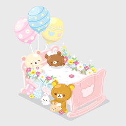 画像ギャラリー No.017のサムネイル画像 / LINE プレイの「つりとも」と「リラックマ」のコラボが本日開催