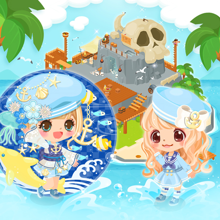画像ギャラリー No.002のサムネイル画像 / 「LINE プレイ」,巨大ボス魚を攻略できる宝島スクエアミニゲーム「ボス戦」を追加