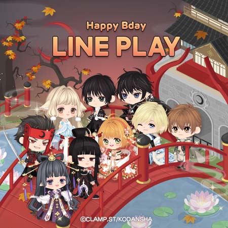 画像ギャラリー No.005のサムネイル画像 / 「LINE プレイ」が「ツバサ-RESERVoir CHRoNiCLE-」とコラボ。スクエアオープン記念イベントが開催中
