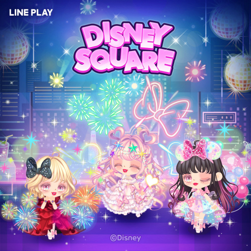 画像ギャラリー No.004のサムネイル画像 / 「LINE プレイ」,リズムゲームで遊べる“ディズニー ディスコ”スクエアを公開