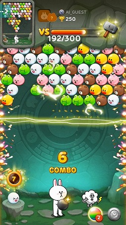 画像ギャラリー No.003のサムネイル画像 / 「LINE バブル」,オンラインバトルを楽しめる新システム“ワールドリーグ”を実装