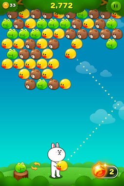 LINE バブル