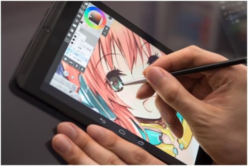 画像ギャラリー No.001のサムネイル画像 / ペイントアプリを使った「SHIELD Tablet」体験会がCOMITIA 111会場で開催