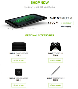 画像ギャラリー No.003のサムネイル画像 / NVIDIA,バッテリー問題で出荷停止中だったタブレットを「SHIELD Tablet K1」として再リリース。価格は199ドル(税別)に値下げ