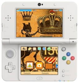 画像ギャラリー No.003のサムネイル画像 / 「ポケモン」のミュウツーデザインの3DS用テーマ2種が配信に