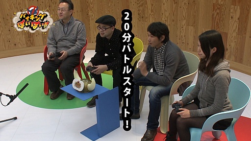 画像ギャラリー No.003のサムネイル画像 / これが「バイキングぽいぽい!!」の対戦だ。4人プレイの様子が分かる動画が公開に