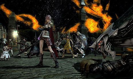 画像ギャラリー No.005のサムネイル画像 / ライトニングが「FFXIV：新生エオルゼア」に，ミコッテが「LIGHTNING RETURNS: FFXIII」にそれぞれ登場。FFシリーズコラボ企画「FINAL FANTASY GO THERE」の第1弾が発表