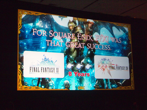 画像ギャラリー No.004のサムネイル画像 / ［GDC 2014］MMORPGの開発/運営/プレイヤーは，同じ国に集まる住人。「新生FFXIV」吉田直樹氏のセッションをレポート