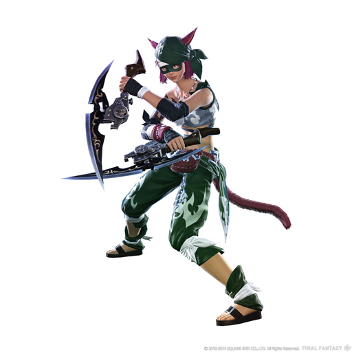 画像ギャラリー No.019のサムネイル画像 / ［E3 2014］「新生FFXIV」の新クラス「双剣士」新ジョブ「忍者」がパッチ2.4で実装決定