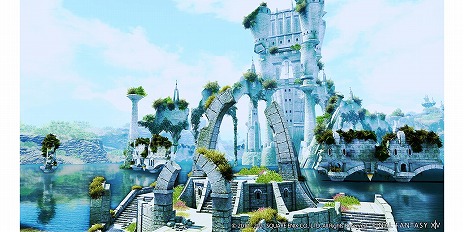 画像ギャラリー No.011のサムネイル画像 / Web展示会「幻想絶景展- FINAL FANTASY XIV Artwork Exhibition -」が公開。東大LEGO部OBによるブロックアートやコラボスタンプも登場