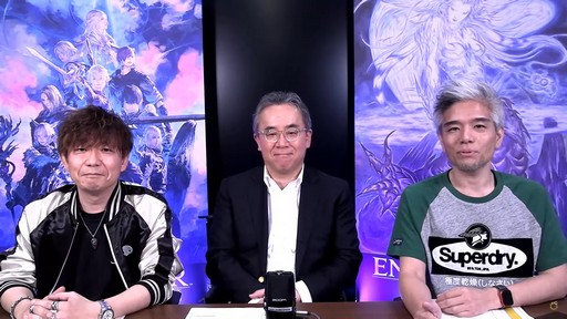 画像ギャラリー No.002のサムネイル画像 / 新社長も光の戦士!?　現社長松田氏と新社長桐生氏も登場した「第76回FFXIVプロデューサーレターLIVE」