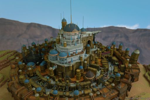 画像ギャラリー No.002のサムネイル画像 / 「FFXIV」，10周年記念で制作されたジオラマ作品「希望の都 - A New Hope -」を公開。ウルダハを約1/180スケールで再現