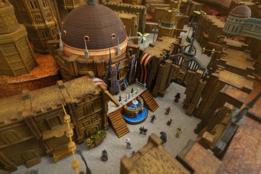 画像ギャラリー No.003のサムネイル画像 / 「FFXIV」，10周年記念で制作されたジオラマ作品「希望の都 - A New Hope -」を公開。ウルダハを約1/180スケールで再現