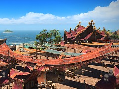 拡張パッケージ「ファイナルファンタジーXIV: 黄金のレガシー」，南米を思わせる新エリアを一足お先に体験。船に乗り濁流を上っていく新IDも