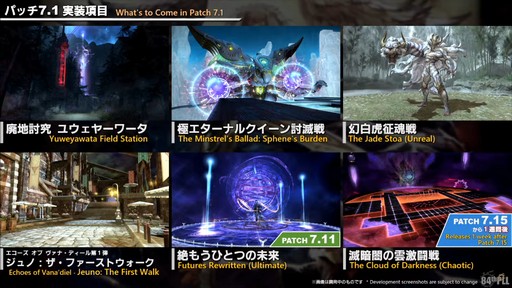 画像ギャラリー No.010のサムネイル画像 / 新コンテンツ「滅暗闇の雲激闘戦」は運営チームからのクリスマスプレゼント!?　「第84回 FFXIV プロデューサーレターLIVE」の模様をお届け