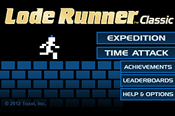 画像ギャラリー No.003のサムネイル画像 / あの「ロードランナー」がスマホで復活。iOS/Android用「Lode Runner Classic」の配信スタート。Apple II版の全150ステージ収録＆新モード/機能も追加