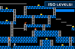 画像ギャラリー No.004のサムネイル画像 / あの「ロードランナー」がスマホで復活。iOS/Android用「Lode Runner Classic」の配信スタート。Apple II版の全150ステージ収録＆新モード/機能も追加