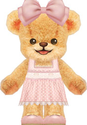 画像ギャラリー No.018のサムネイル画像 / 「しんゆうができちゃうゲーム クマ♡トモ」クマの服のコーディネート，体色を変えるシステム，旅行に関する情報が明らかに