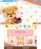 画像ギャラリー No.003のサムネイル画像 / 「クマ・トモ」の3DS用テーマが配信中。羊モチーフのデザインなど計3種