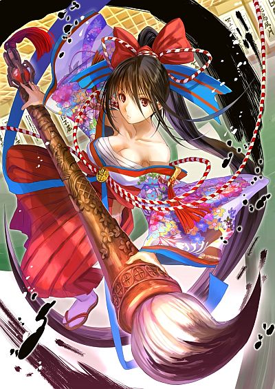 画像ギャラリー No.001のサムネイル画像 / ご当地対戦「天下統一クロニクル」が会員60万人突破。熊野筆ちゃんを配布