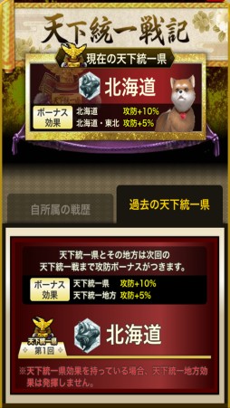 画像ギャラリー No.003のサムネイル画像 / 「天下統一クロニクル」イベント「天下統一戦」の初代王者は「北海道」に