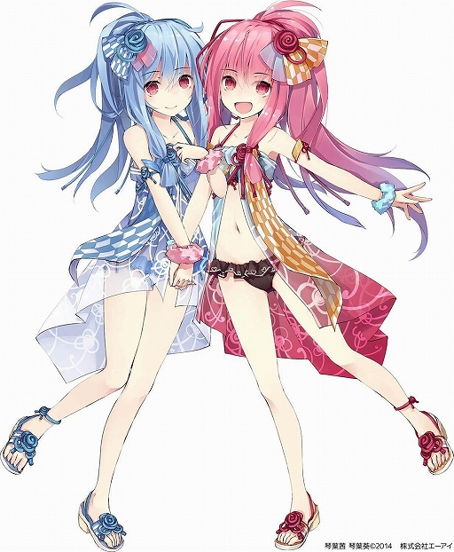 画像ギャラリー No.002のサムネイル画像 / PC&PS4版「鬼斬」,VOICEROIDの「琴葉茜」と「琴葉葵」が水着姿で登場。ショッピングプラザには新商品も