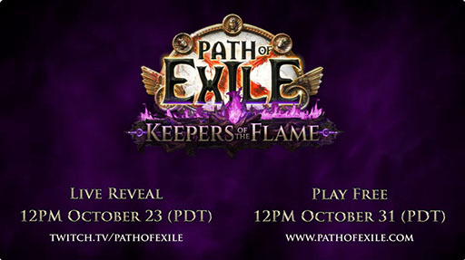 画像ギャラリー No.001のサムネイル画像 / 「Path of Exile」，最新拡張コンテンツ「Keepers of the Flame」の詳細を発表する生配信を10月24日4：00に開始