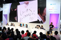 画像ギャラリー No.006のサムネイル画像 / ［TGS 2014］「アイドルマスター ミリオンライブ！」が幕張に出張。「ミリラジ出張版 in TGS2014」レポート。年末の単独イベントの開催も発表
