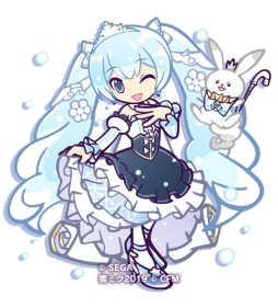 画像ギャラリー No.002のサムネイル画像 / 「ぷよぷよ!!クエスト」でキャラクター「SNOW MIKU」とのコラボが2月20日から開催。描き下ろしコラボキャラクターやイベント情報も公開