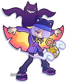 画像ギャラリー No.002のサムネイル画像 / 「ぷよぷよ!!クエスト」,★7へんしんが可能な新ぷよ使い「オボロ」が登場