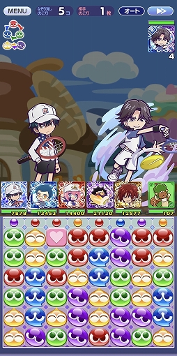 画像ギャラリー No.002のサムネイル画像 / 「ぷよクエ」とアニメ“新テニスの王子様”コラボには“クロスアビリティ”キャラが3体登場。越前リョーマは“フルパワースキル”持ちに