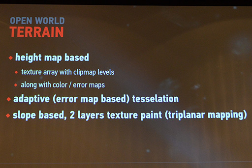 画像ギャラリー No.029のサムネイル画像 / ［SIGGRAPH 2015］「The Witcher 3」メイキングセッションに見る，先端的なオープンワールドゲームの実装テクニック
