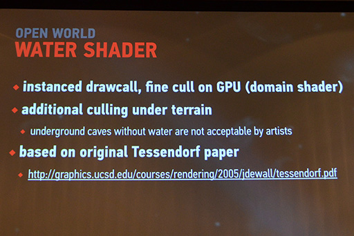 画像ギャラリー No.033のサムネイル画像 / ［SIGGRAPH 2015］「The Witcher 3」メイキングセッションに見る，先端的なオープンワールドゲームの実装テクニック