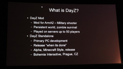 画像ギャラリー No.001のサムネイル画像 / ［GDC 2013］他人の物を奪うのは人間の自然な感情だ。過酷なサバイバルが体験できる「DayZ」開発意図を，制作者Dean Hall氏が語る