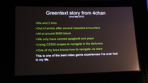 画像ギャラリー No.002のサムネイル画像 / ［GDC 2013］他人の物を奪うのは人間の自然な感情だ。過酷なサバイバルが体験できる「DayZ」開発意図を，制作者Dean Hall氏が語る