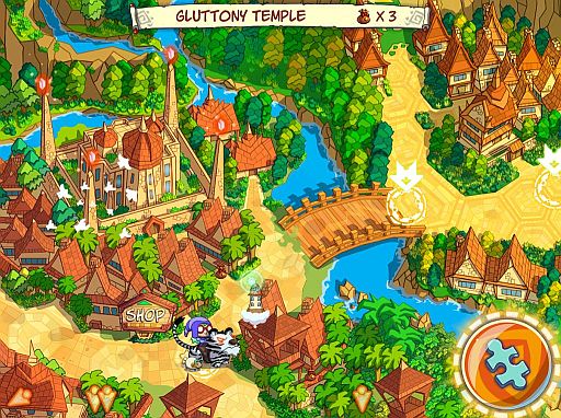 画像ギャラリー No.007のサムネイル画像 / iOS向けパズルRPG「Supermagical」が無料化。「協力プレイモード」も追加