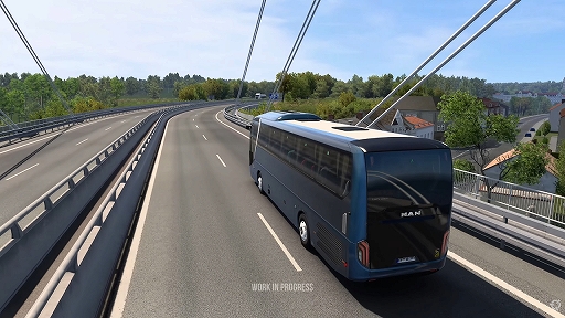 画像ギャラリー No.004のサムネイル画像 / 「Euro Truck Simulator 2」,長距離旅客バスを導入する最新DLC「Coaches」のゲームプレイ映像を初公開