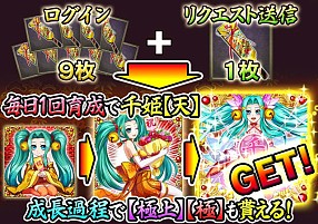 画像ギャラリー No.004のサムネイル画像 / 「戦国キングダム」，千姫を育成できる「1000日記念キャンペーン」が開催中