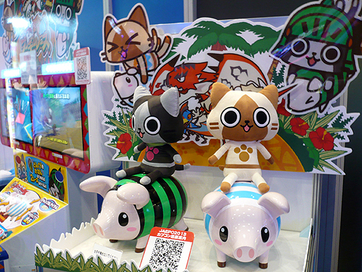 画像ギャラリー No.001のサムネイル画像 / ［JAEPO2013］プーギーレースは「お尻」がポイント。カプコンブースでは「モンハン日記 プリプリプーギーレース」に注目