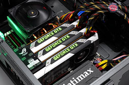 画像ギャラリー No.018のサムネイル画像 / 「GeForce GTX TITAN」の3-way SLI動作レポート。7860×1440ドットで3Dゲームが動き,消費電力が大台に達する世界へようこそ
