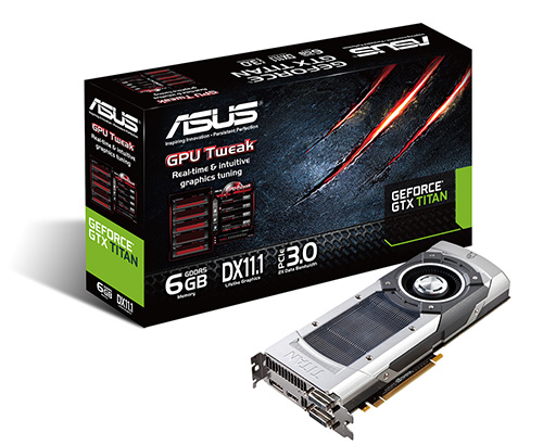 画像ギャラリー No.001のサムネイル画像 / OCツール「GPU Tweak」付属のGTX TITAN搭載カードがASUSTeKから登場