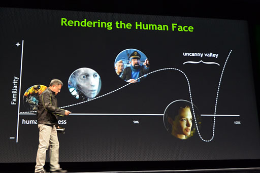 画像ギャラリー No.011のサムネイル画像 / GTC 2013,NVIDIA基調講演レポート〜4.5 TFLOPSのGPUで荒波を越えて,スキンヘッドオヤジで不気味の谷を渡る!?