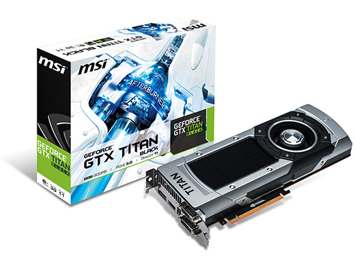画像ギャラリー No.001のサムネイル画像 / 約14万円のGTX TITAN Black搭載カードが2月26日にMSIから発売